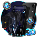 Jaguar Black 3D Theme 🐆 APK