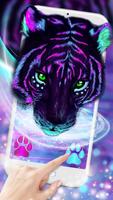 Cool Neon Tiger captura de pantalla 2