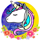Flower Unicorn Galaxy icon