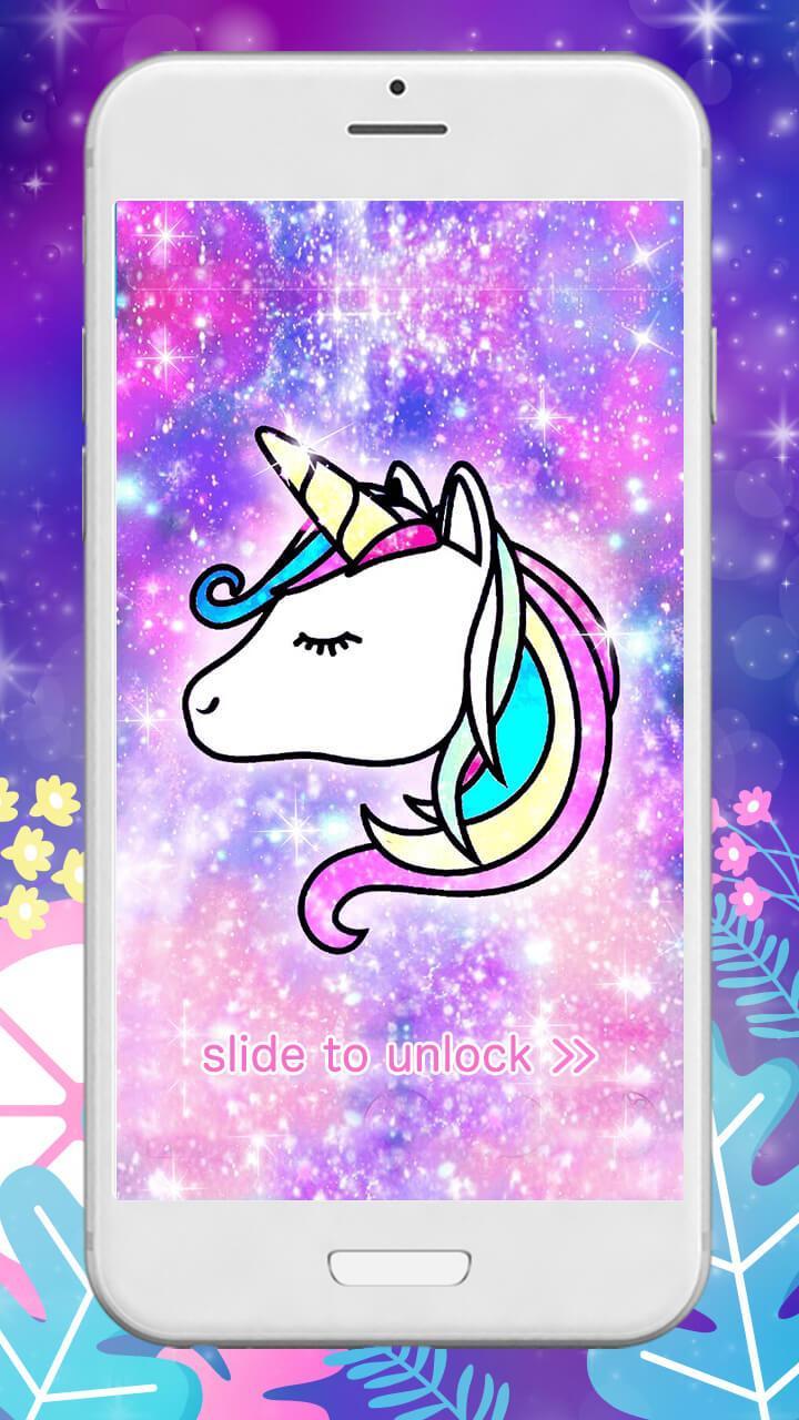  Gambar  Unicorn Lucu Wallpaper  Galaxy  WallpaperShit