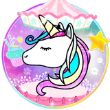 Glitter Galaxy Unicorn icono