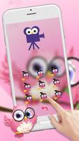 Pink Anime Cute Owl Screenshot 2