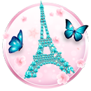 Sakura Paris Tower 3D Live Lock Screen Wallpapers APK