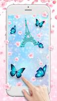 Sakura Paris Tower Poster