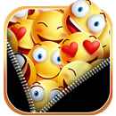 Zipper Smiley Emoji 3D Live Lock Screen Wallpapers APK