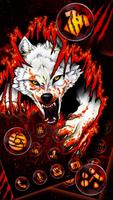 Blood Wolf Themes Live Wallpap poster