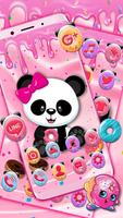 Cute, Panda, Donut Themes & Li ảnh chụp màn hình 1