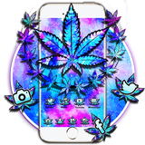 Colorful Weed Zeichen