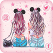 Girls, FriendshipTemas parede 