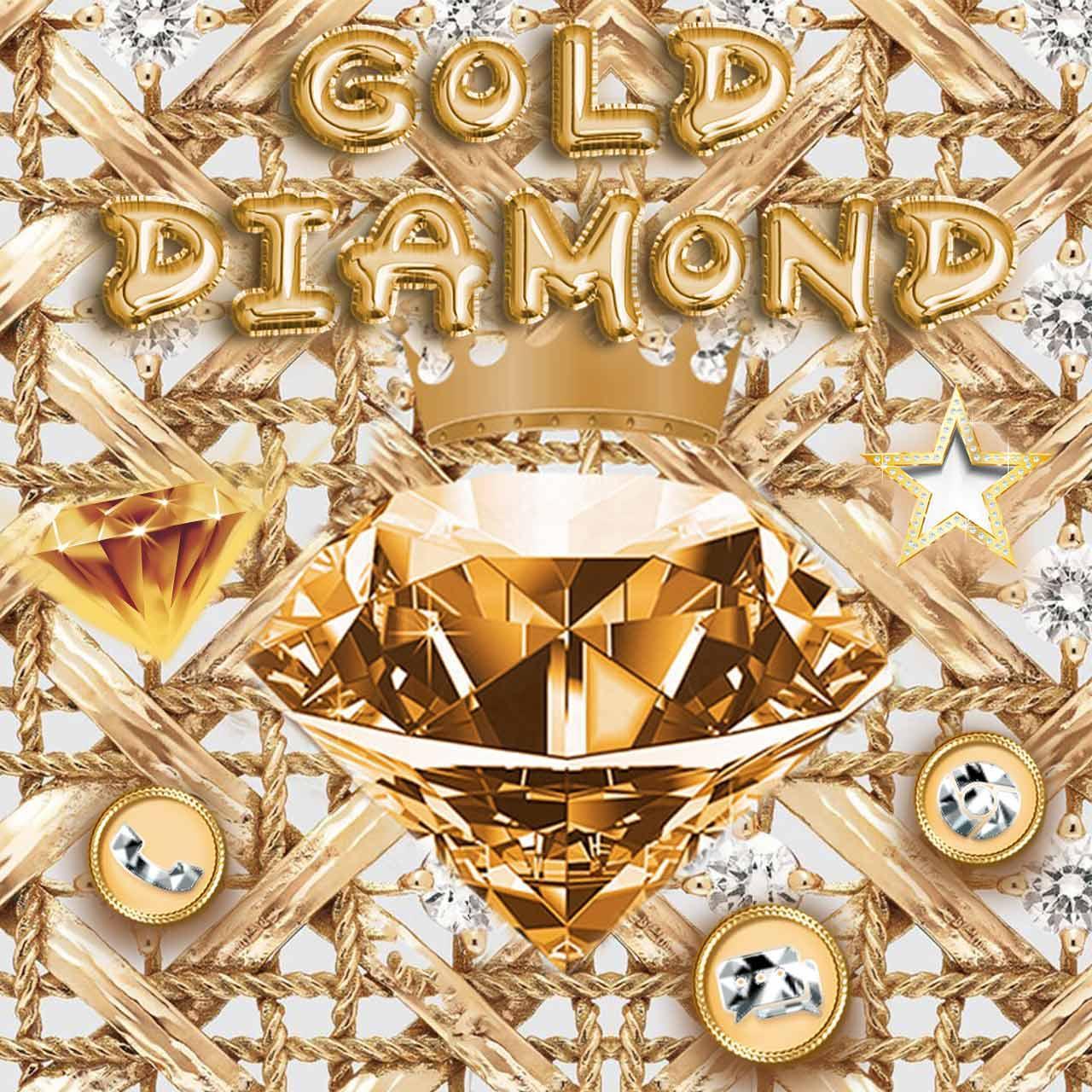 Игра золотые алмазы. Diamond Gold. Золотая алмазная тема для андроид. Иконка золотой Алмаз 3d.