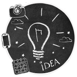 Graffiti, Blackboard Themes &  icon