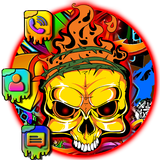 Graffiti, Cool,  Skull Themes  biểu tượng