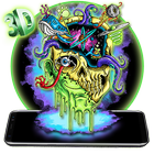 Hd Graffiti Skull Themes Live  icon