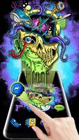 Hd Graffiti Skull Themes Live  poster