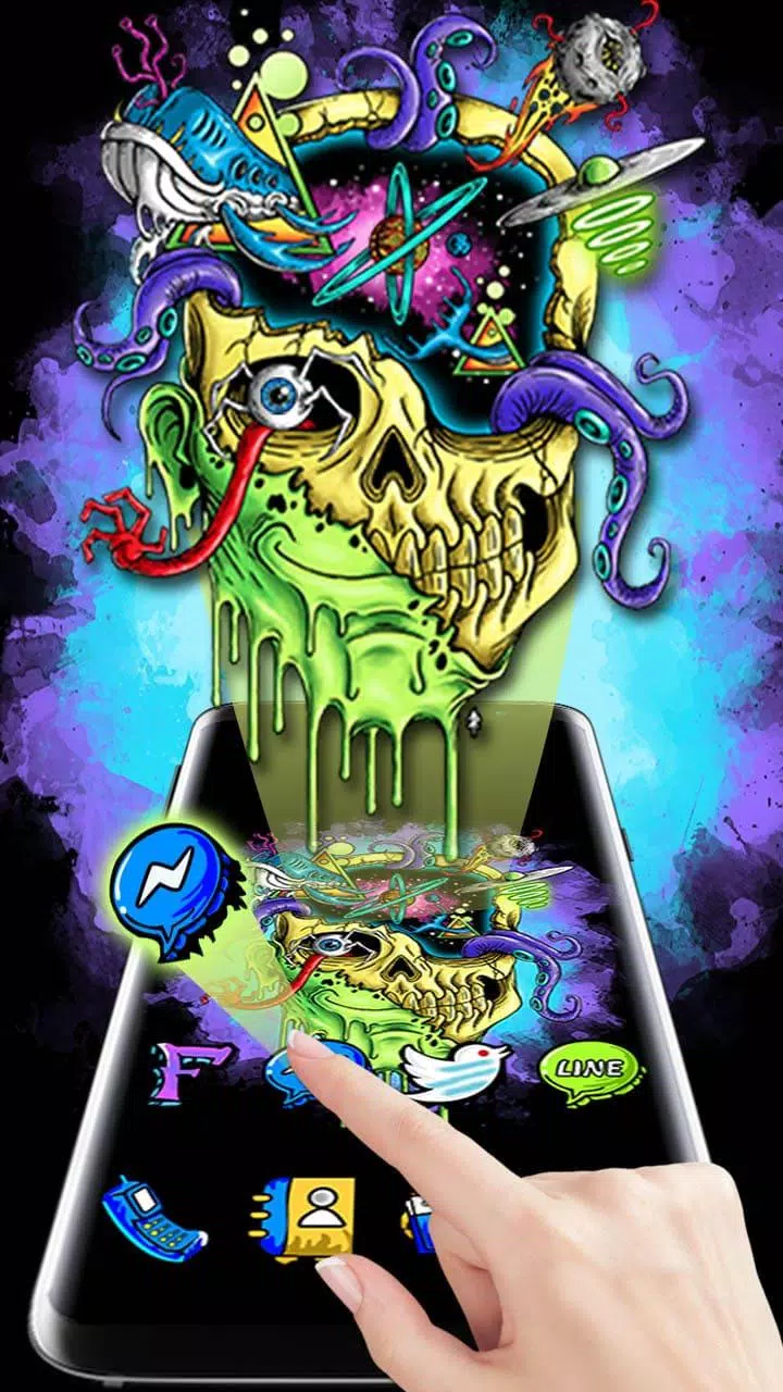 Descarga de APK de Temas Hd Graffiti Skullde fond para Android