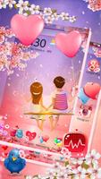 Heart CoupleTemas parede HD imagem de tela 2