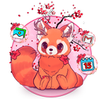 Pink, Cute, Fox Themes & Live  icon