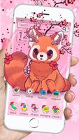 Pink, Cute, Fox Themes & Live  poster