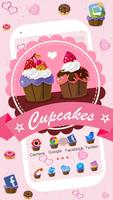 Pink, Cupcake Themes & Live Wa screenshot 1