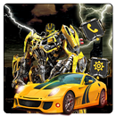 Robot Battle Yellow Car Themes APK