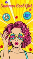 Summer, Cool, Girl Themes & Li poster