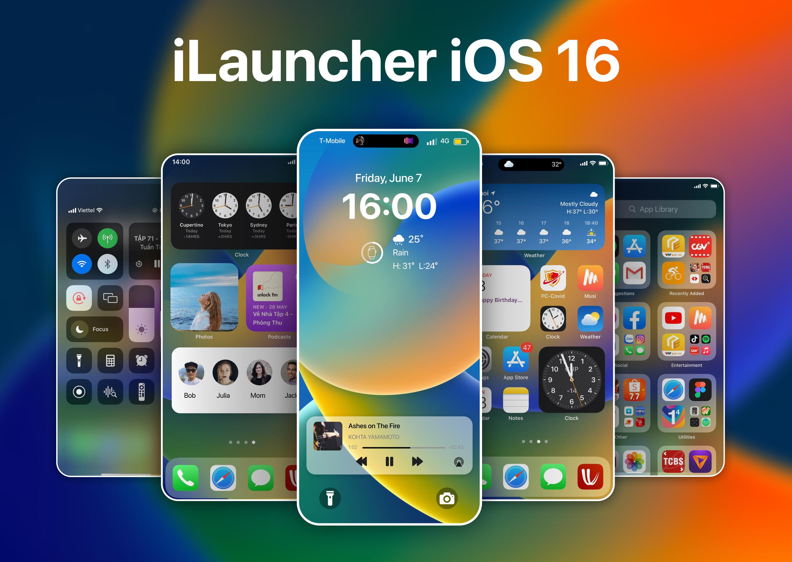 Iphone launcher 15. Лаунчер айфон. IOS 16. Лаунчер IOS. Launcher на айфон.