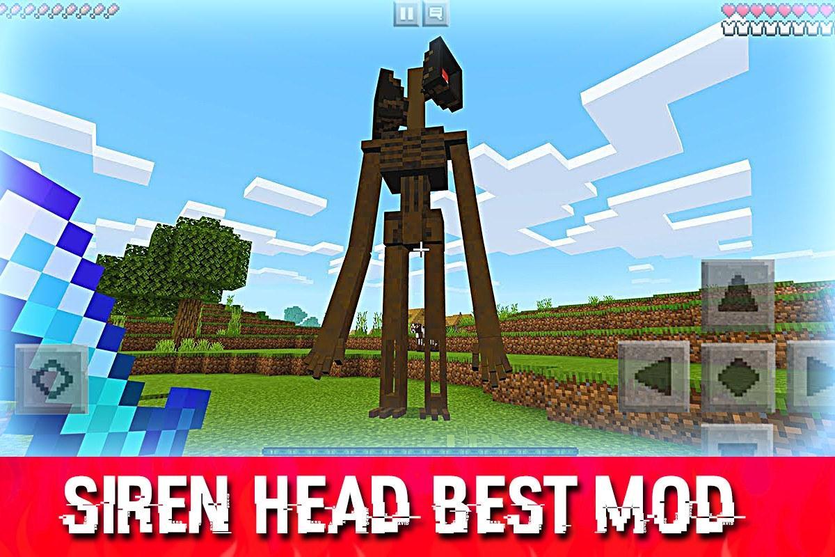 Siren Head In Mcpe Scp Horror Map For Android Apk Download - siren head roblox game map