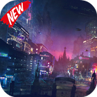 Neon Lights Video Live Wallpaper آئیکن