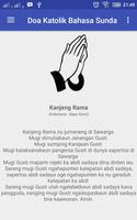 Doa Katolik Bahasa Sunda poster