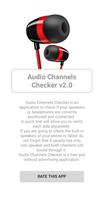 Audio Channels Checker स्क्रीनशॉट 1