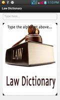 Law Dictionary Cartaz