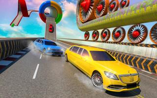 Cyber Police Limo Car Stunts ảnh chụp màn hình 2