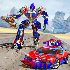 US Police Robot Car Race Shooting Game APK Herunterladen