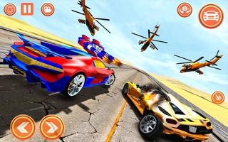 US Police Robot Car Race Shooting Game ảnh chụp màn hình 2