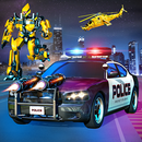 US Police Robot Car Crash shooting Game APK