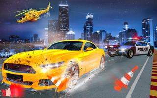 US Police Robot Car Crash shooting Game ảnh chụp màn hình 1