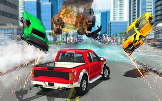 US Police Robot Car Crash shooting Game ảnh chụp màn hình 2