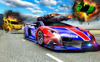 Police Car Chase : Shooting Game ảnh chụp màn hình 1