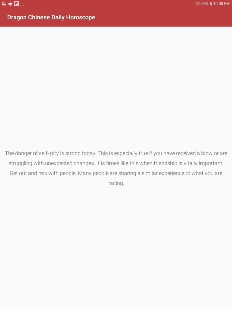 Dragon Daily Chinese Horoscope الملصق