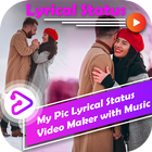 My Pic Lyrical Status Video Maker with Music icône