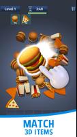 Tasty Match 3D Restaurant Game پوسٹر