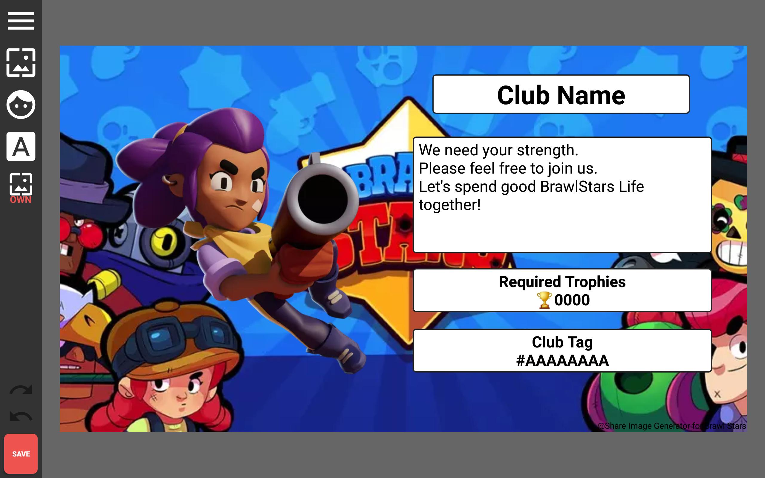 Share Image Generator For Brawl Stars For Android Apk Download