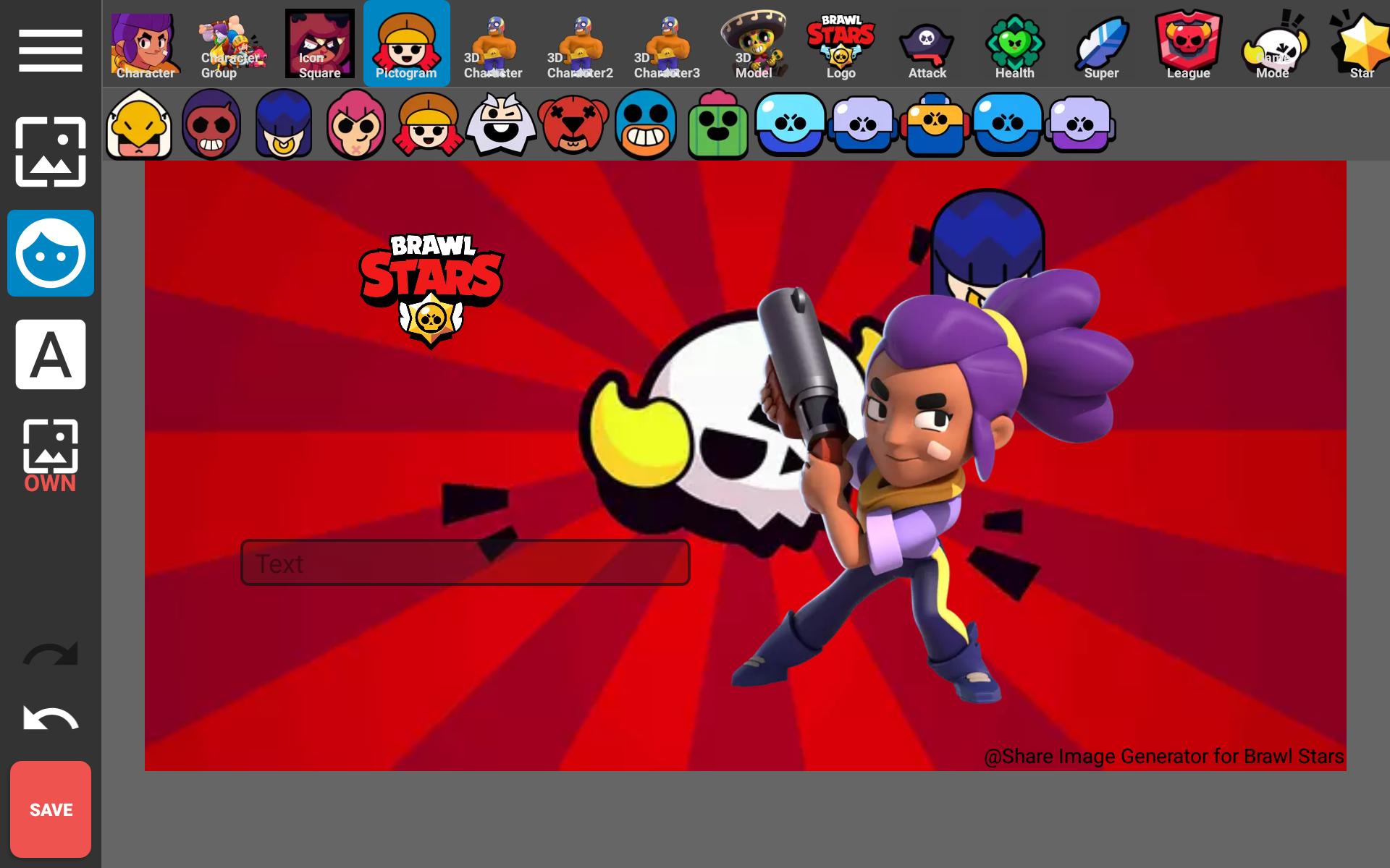 Share Image Generator For Brawl Stars For Android Apk Download - brawl stars crow 3d model