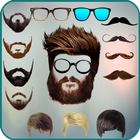 Men beard photo editor Mustache : Hairstyle salon icon