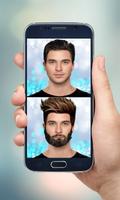 Men beard photo editor Mustache : Hairstyle salon Ekran Görüntüsü 1