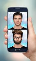 Men beard photo editor Mustache : Hairstyle salon Ekran Görüntüsü 2