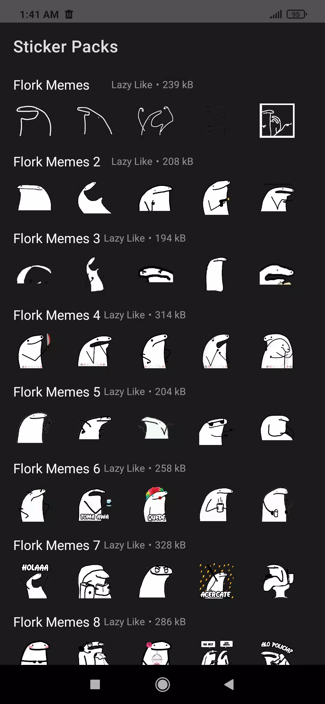 Flork Memes Stickers for Android - Download