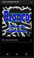 Letra completa de Bronco پوسٹر