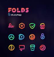 Folds - Icon Pack capture d'écran 1