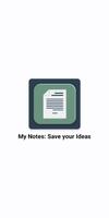 My Notes: Save Your Ideas Affiche
